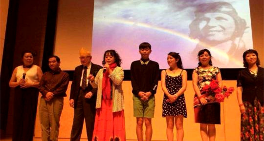 《翠堤长虹----飞虎驼峰的故事》演出现场。