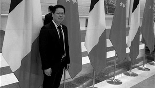 2014年1月27日,朱国栋受邀参加中法建交50周年宴会。
