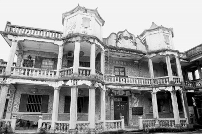 莆田涵江区东大村的老侨宅成为当地吸引游客的法宝。