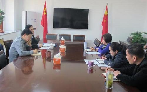 中国侨网南京栖霞区领导专题调研侨务工作。