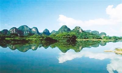 中国侨网图为桂林漓江风光。(资料图片)