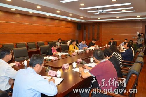 中国侨网调研组在揭阳召开侨务工作座谈会
