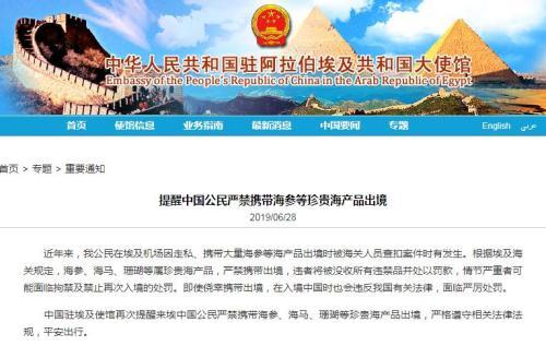 中国侨网图片来源：中国驻埃及大使馆网站截图。