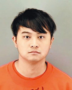 中国侨网因涉嫌饿死卷毛比雄犬而被控以重罪的华裔男子孙坤。(美国《世界日报》援引旧金山警局)