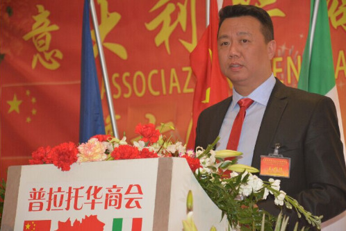 中国侨网新任会长王增理。（欧洲《华人街》）