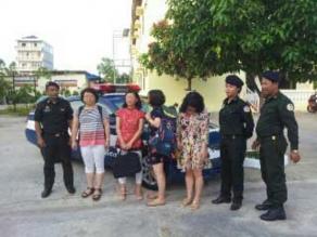 中国侨网-柬埔寨西哈努克省4名中国女子使用假