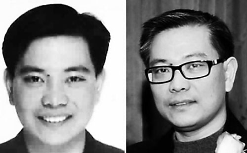 中国侨网左图为中纪委网站发布的程慕阳的照片，右图为《南华早报》29日刊登的加拿大华商Michael Ching 2011年在当地参加活动的照片。