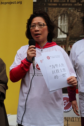 中国侨网李贞驹。(法国《欧洲时报》英国版/侯清源 摄)