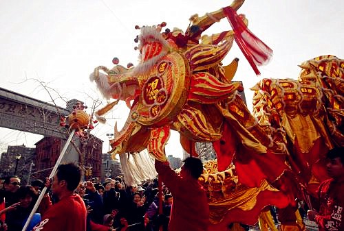 中国侨网过春节资料图。