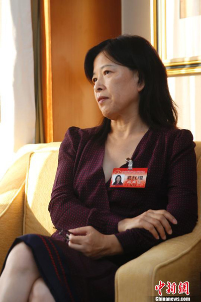 抗日远征军奚家华的女儿奚红缨。 陶煌蟒 摄