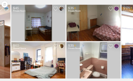 石松柏在Airbnb短租网站，惊见自己的房被改建出租。(石松柏提供)