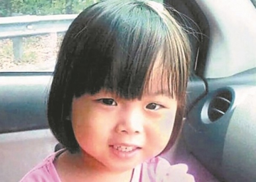 马来西亚一名2岁华裔女童日前失踪。(资料图来源:香港媒体)
