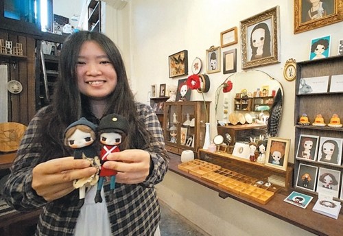 对于手工艺品非常热枕的杨美音,