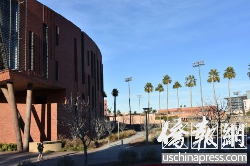 亚利桑那州立大学校景。(美国《侨报》/聂达
