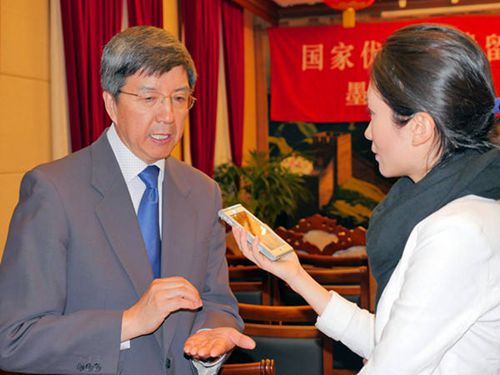 图为宋昱旻接受新华社记者专访。(摄影:归清)