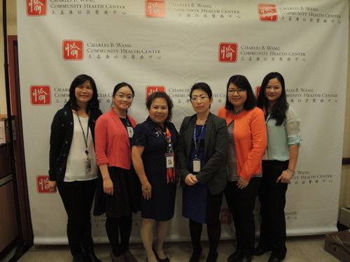 “健康就是美:关注乳房健康”活动呼吁女性定期检查。(美国《世界日报》/高梦梓
