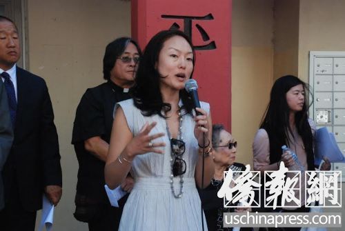 旧金山市议员金贞妍表示，她将尽其可能，协助旧金山平园获得应得的资助（侨报记者吴卓明