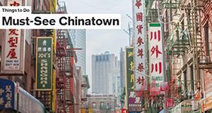 图为纽约旅游局官网推介华埠必游之地。（美国《侨报》）