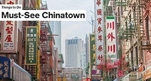图为纽约旅游局官网推介华埠必游之地。(美国《侨报》)
