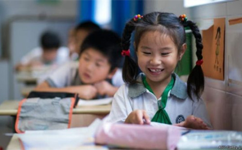 上海数学教育被认为是世界一流。（图片来源：英国广播公司网站）