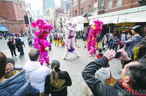 悉尼市政府对唐人街所在地禧市的汤姆斯大街进行了全面改造。(澳洲新快网)