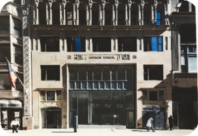 图为美国威特集团在纽约曼哈顿的办公大楼。
