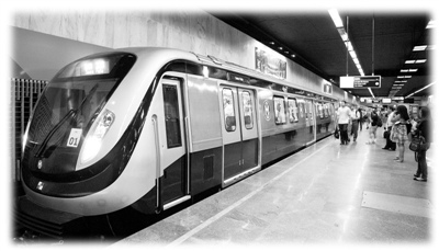 中国中车为巴西里约热内卢地铁4号线提供的“奥运地铁”。