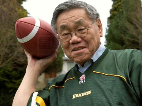 加拿大足球联赛首位华裔球员逝世 享年86岁(图