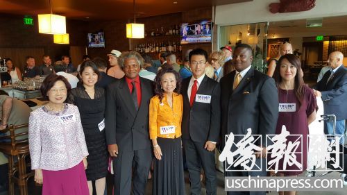 不同族裔支持川普的共和党人。(图片由刘吉米提供)