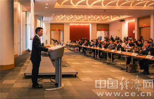 图为中国旅美科技协会大纽约分会举办“科技－金融－创新创业”美中论坛