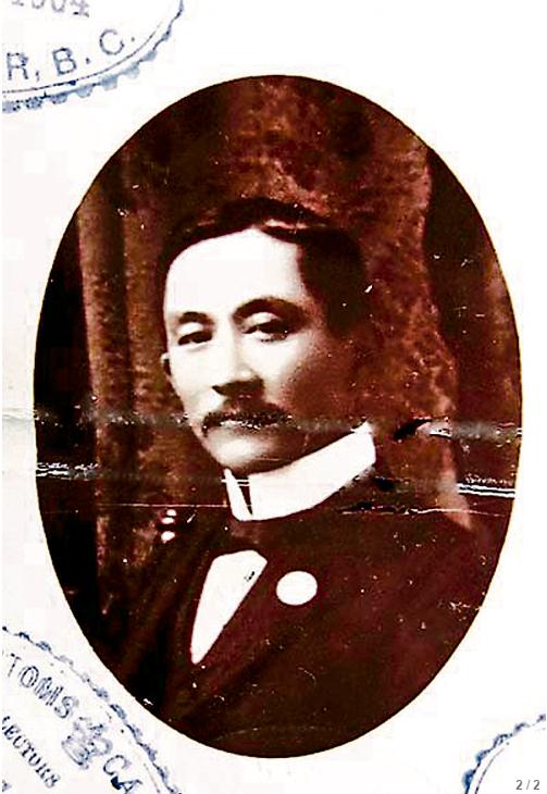 图为温金有于1904年拍摄的照片。（加拿大《星岛日报》）