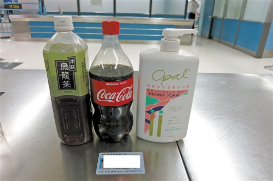 海关查获走私止咳水