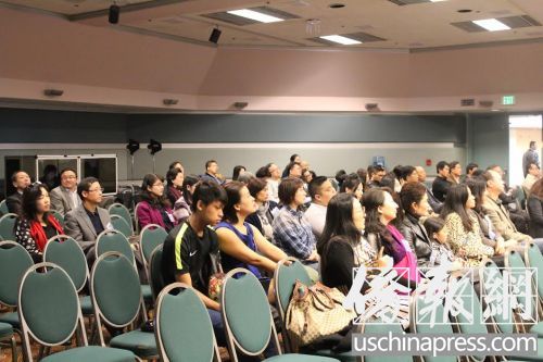 中国侨网参会者包括来自中国、美国、新加坡，横跨制造业、科技业、金融业等多个领域的近200位知名企业家。（美国《侨报》/张苗 摄）