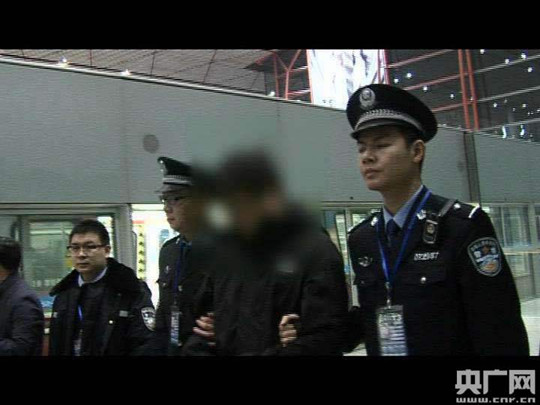 中国侨网犯罪嫌疑人杜某被押解回京