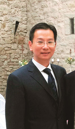中国侨网瑞中企业商会常务副主席王致。(受访者供图)