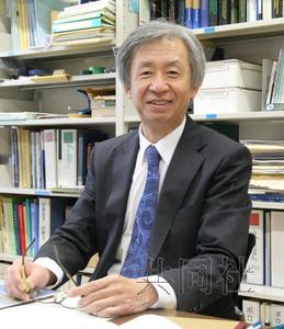 中国侨网图为京都大学研究生院教授林为人。(日本共同社)