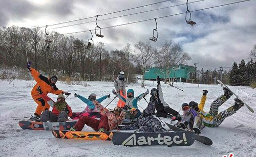 中国侨网资料图:安比高原滑雪场(日本《中文导报》)