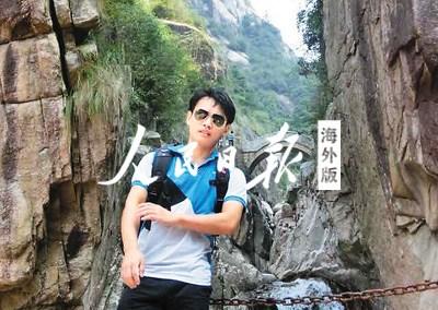 中国侨网利用间隔年，江枫在皖南徽州旅行。（照片由受访者提供）