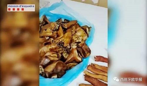 中国侨网华人夫妇在家中制作的熟肉。(西班牙《欧华报》微信公众号图片)