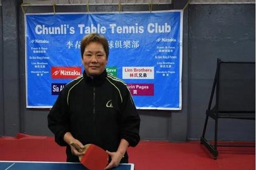 中国侨网新西兰乒乓球华人教练李春英。（新西兰先驱报中文网图片）