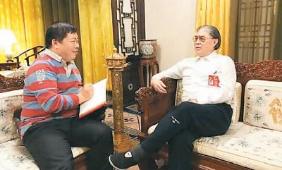 中国侨网霍震霆。(《人民日报》记者/翁团伟 摄)