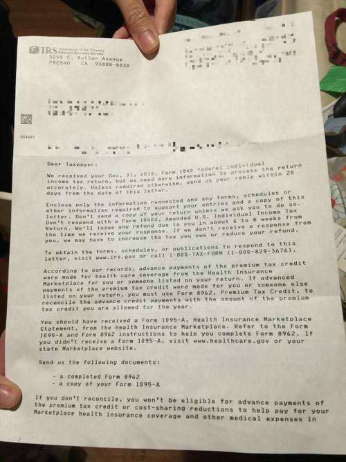 中国侨网屋仑居民吴楚欣(化名)说,最近收到国税局的信件,要求提供1095-A表格证明透过投保加州买过医疗保险,她五次致电投保加州和西泽医院,又上网查询,才解决问题。(美国《世界日报》/刘先进 摄)