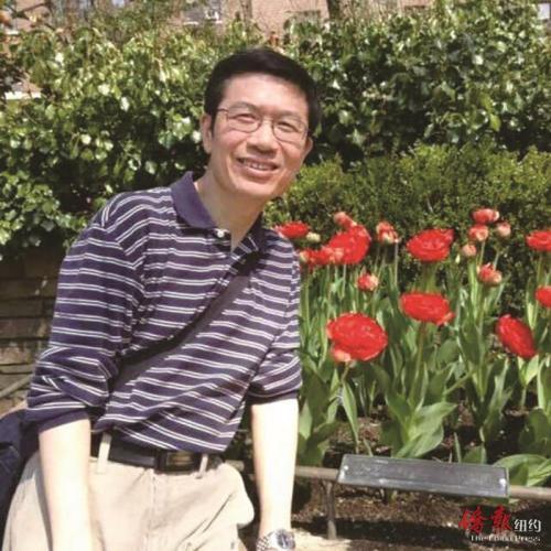 中国侨网傅晨钟近影。(美国《侨报》)