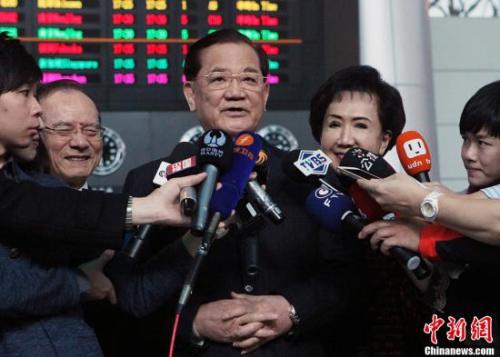 中国侨网资料图:连战。黄少华 摄