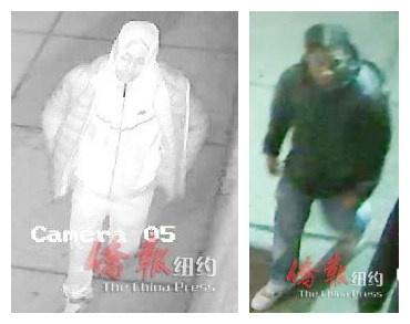 中国侨网警方公布针对华人作案的模式抢劫嫌犯照片,呼吁知情者提供线索。(美国《侨报》)