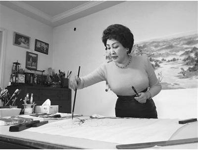 中国侨网傅抱石之女傅益瑶旅居日本30多年来，致力于传播和弘扬中国水墨画艺术。