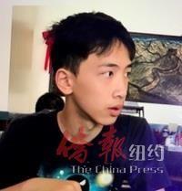 中国侨网走失少年王艾润(Wang Aaron音译)照片。(美国《侨报》)