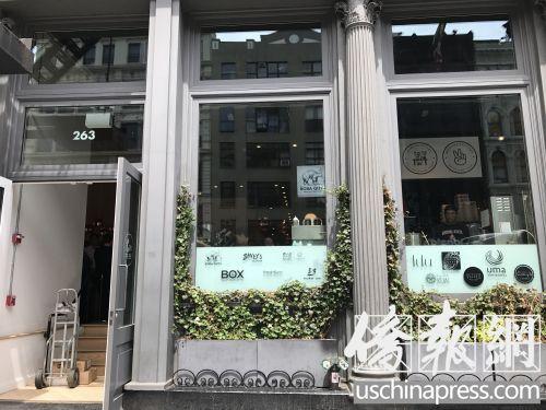 中国侨网坚尼路创意集市推出全新美食广场。(美国《侨报》/陈辰 摄)