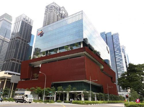 中国侨网新加坡华族文化中心位于珊顿道，毗邻新加坡大会堂。（新加坡《联合早报》/陈福洲 摄）