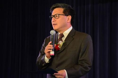 中国侨网美国华裔加州州长候选人江俊辉。(资料图:美国《世界日报》/吴佩甄 摄)